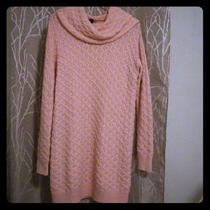 H&M long dress light pink